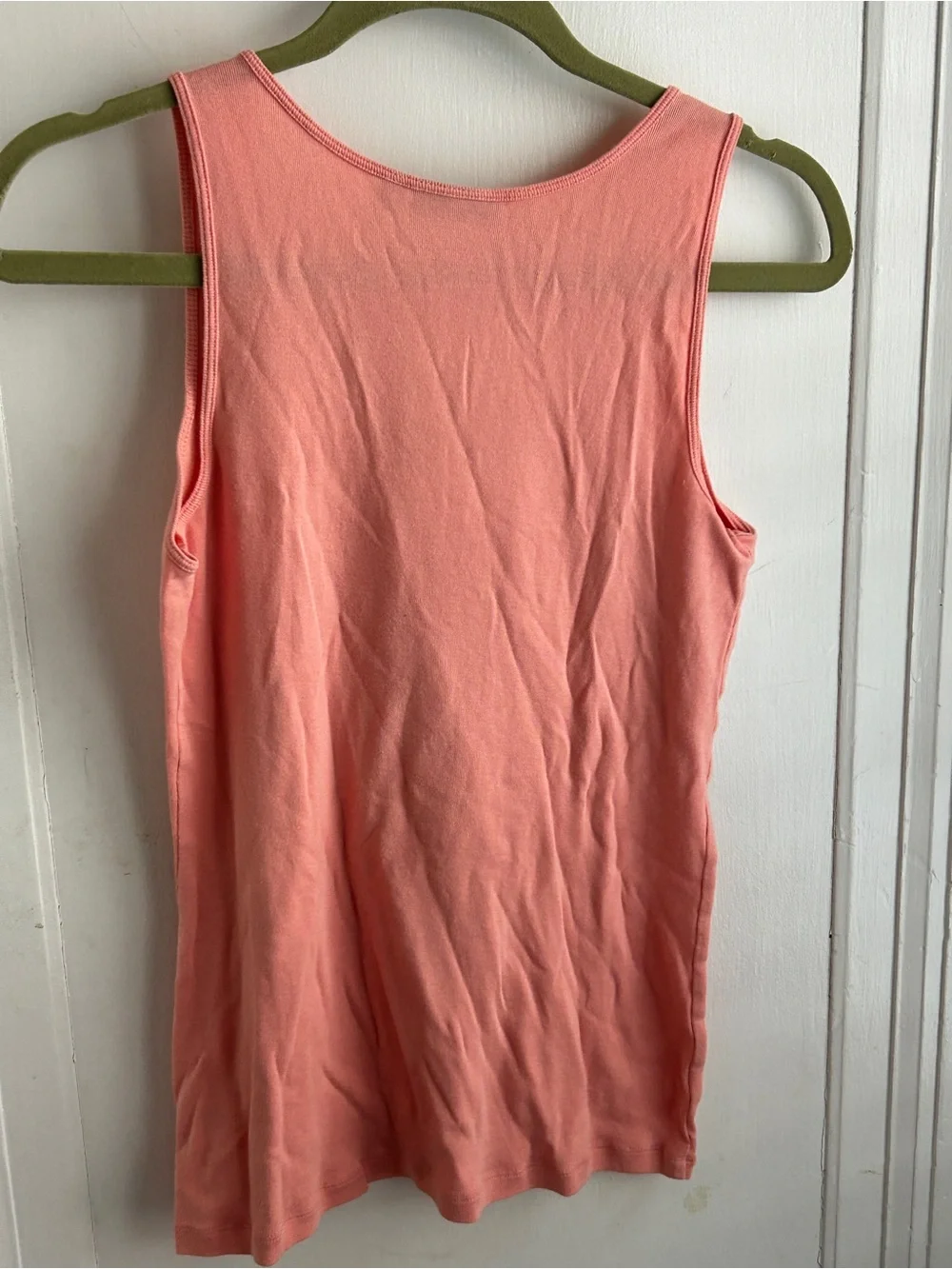 Apt. 9 Coral Sequin Scoop Tank